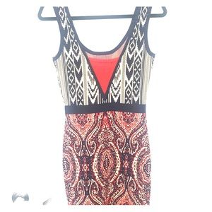 Jealous tomato multi colored sweater dress.